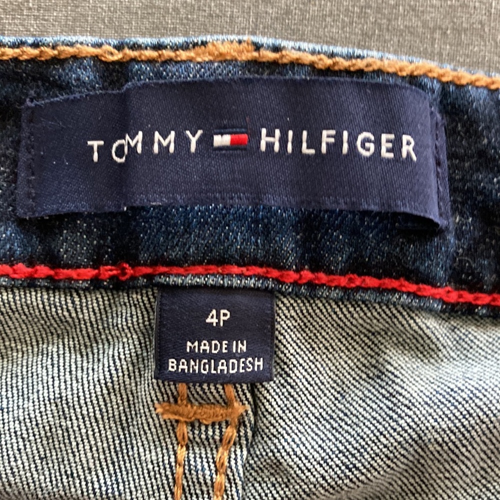 Tommy Hilfiger Size 4P Raleigh skinny cropped denim jeans 98% cotton 2% elastane - Picture 11 of 13